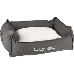 Flamingo, FLAMINGO Hundebett mit Reißverschluss Dream Away Grau 90x70 cm, 