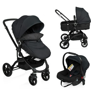 Little World, Little World 3-in-1 Kinderwagen City Walker Schwarz LWST003-BK, 