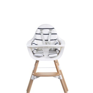 Childhome, Childhome Evolu 2 Sitzpolster, CHILDHOME Jersey Sitzpolster für Hochstuhl marine gestreift