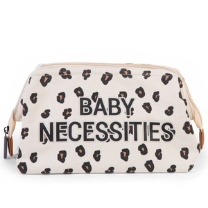 Childhome, Childhome Kulturbeutel Baby Necessities Canvas Leopard, 