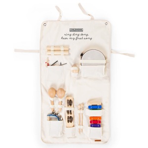 Childhome, CHILDHOME 8-tlg. Spielzeug-Instrumenten-Set mit Organizer, Childhome - Musikset mit 8 Instrumente, One Size