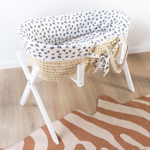 Childhome, Childhome Moseskorb aus Maisschale mit Matratze und Bezug