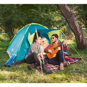Bestway, Zelt Coolground 3 für 3 Personen, Bestway Zelt pavillo 68088 210/210/210 cm , Pavillo , Hellblau, Hellgrün , Kunststoff, Glas , 210x210 cm , matt , 0069160812