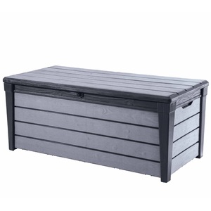 Keter, Keter Garten-Aufbewahrungsbox Brushwood 455 L Anthrazit, 