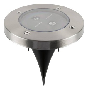 Smartwares®, Torino - runder Solar-LED-Bodeneinbaustrahler, 