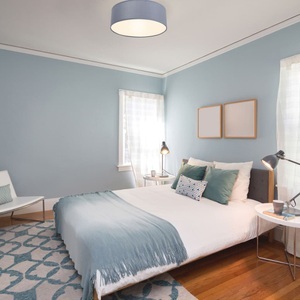 Smartwares®, Graue Textil-Deckenleuchte Ceiling Dream 40 cm, Deckenleuchte Ceiling Dream, Ø 40 cm, Textil, grau