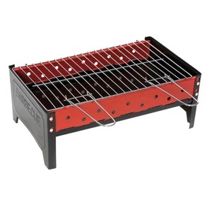 Camp Gear, Camp Gear Holzkohle Grill 44x25x16 cm Edelstahl 8108357, 