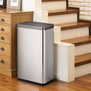 Eko, EKO Sensor-Mülleimer Mirage X 80 L Mattsilbern, 