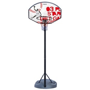 Avento, Avento Basketballständer Champion Shoot Verstellbar Schwarz Weiß Rot, 