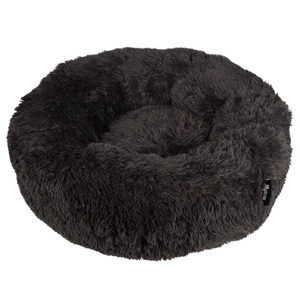 Warmako, Warmako Hundebett District70 Flaum Donut - dunkelgrau, District 70 Hunde-Bett Fuzz, Dunkelgrau, L