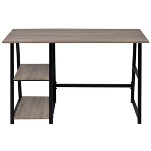 Diverse Hardware, Schreibtisch mit 2 Regalen Grau und Eiche, vidaXL Schreibtisch mit 2 Regalen Grau und Eiche
