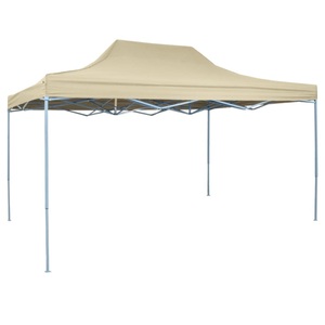 Faltzelt Pop-Up 3 x 4,5 m Cremeweiss