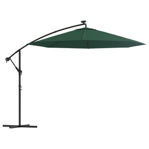 Diverse Hardware, Sonnenschirm Ampelschirm mit LED-Beleuchtung 300 cm Metallmast, vidaXL Sonnenschirm Ampelschirm mit LED-Beleuchtung 300 cm Metallmast