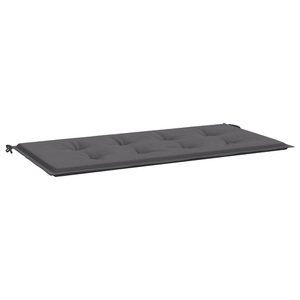vidaXL, vidaXL Gartenbank-Auflage Anthrazit 100x50x4 cm, vidaXL Gartenbank-Auflage Anthrazit 100x50x3 cm Oxford-Gewebe