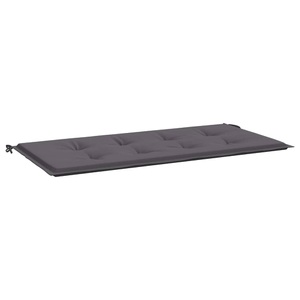 vidaXL, vidaXL Gartenbank-Auflage Anthrazit 120x50x4 cm, vidaXL Gartenbank-Auflage Anthrazit 120x50x3 cm Oxford-Gewebe
