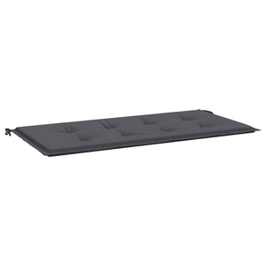 vidaXL, vidaXL Gartenbank-Auflage Anthrazit 120x50x4 cm