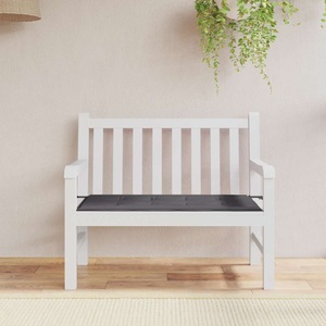 vidaXL, vidaXL Gartenbank-Auflage Anthrazit 120x50x4 cm