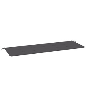 vidaXL, vidaXL Gartenbank-Auflage Anthrazit 150x50x4 cm, vidaXL Gartenbank-Auflage Anthrazit 150x50x3 cm Oxford-Gewebe