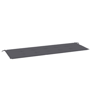 vidaXL, vidaXL Gartenbank-Auflage Anthrazit 150x50x4 cm