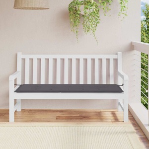 vidaXL, vidaXL Gartenbank-Auflage Anthrazit 150x50x4 cm