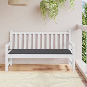 vidaXL, vidaXL Gartenbank-Auflage Anthrazit 150x50x4 cm, vidaXL Gartenbank-Auflage Anthrazit 150x50x3 cm Oxford-Gewebe
