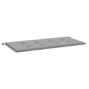 vidaXL, vidaXL Gartenbank-Auflage Grau 120x50x4 cm, vidaXL Gartenbank-Auflage Grau 120x50x3 cm Oxford-Gewebe