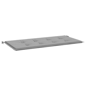 vidaXL, vidaXL Gartenbank-Auflage Grau 120x50x4 cm