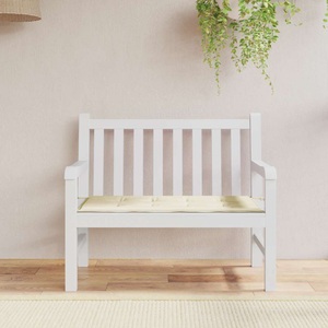 vidaXL, vidaXL Gartenbank-Auflage Creme 100x50x4 cm