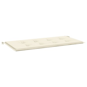 vidaXL, vidaXL Gartenbank-Auflage Creme 120x50x4 cm, vidaXL Gartenbank-Auflage Creme 120x50x3 cm Oxford-Gewebe