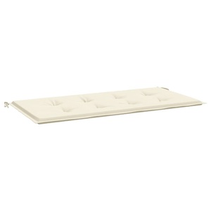 vidaXL, vidaXL Gartenbank-Auflage Creme 120x50x4 cm