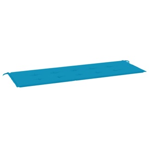 vidaXL, vidaXL Gartenbank-Auflage Blau 150x50x4 cm