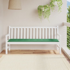 vidaXL, vidaXL Gartenbank-Auflage Grün 180x50x4 cm, vidaXL Gartenbank-Auflage Grün 180x50x3 cm Oxford-Gewebe