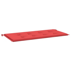 vidaXL, vidaXL Gartenbank-Auflage Rot 120x50x4 cm, vidaXL Gartenbank-Auflage Rot 120x50x3 cm Oxford-Gewebe