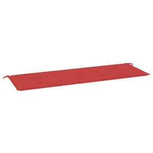 vidaXL, vidaXL Gartenbank-Auflage Rot 150x50x4 cm