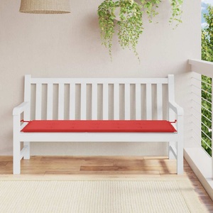 vidaXL, vidaXL Gartenbank-Auflage Rot 150x50x4 cm