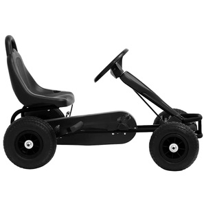 Diverse Hardware, Pedal Go-Kart mit Luftreifen Schwarz, vidaXL Pedal Go-Kart mit Luftreifen Schwarz