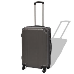 Diverse Hardware, Vierteiliges Hartschalen-Trolley-Set Anthrazit, vidaXL Vierteiliges Hartschalen-Trolley-Set Anthrazit