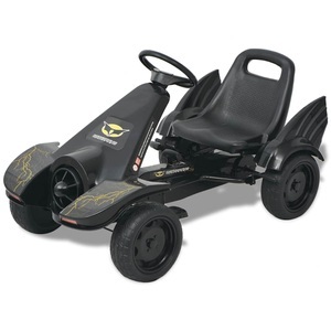 Diverse Hardware, Pedal Go-Kart mit verstellbarem Sitz Schwarz, vidaXL Pedal Go-Kart mit verstellbarem Sitz Schwarz