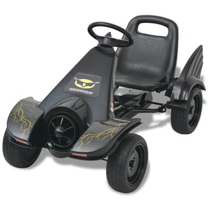 Diverse Hardware, Pedal Go-Kart mit verstellbarem Sitz Schwarz, vidaXL Pedal Go-Kart mit verstellbarem Sitz Schwarz