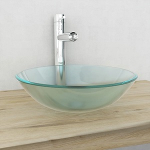 Diverse Hardware, Waschbecken Hartglas 42 cm Mattiert, vidaXL Waschbecken Hartglas 42 cm Mattiert