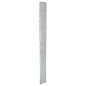 vidaXL, vidaXL Pfosten für Gabionenzaun Silbern 200 cm Verzinkter Stahl, vidaXL Pfosten für Gabionenzaun Silbern 200 cm Verzinkter Stahl