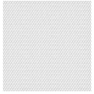 vidaXL, vidaXL Gittermatte Streckmetall Edelstahl 50×50 cm 30×17×2,5 mm, 