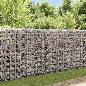 vidaXL, vidaXL Gabionenkorb Pflanzkasten Gemüse-Hochbeet Stahl 120×30×50 cm, vidaXL Gabionenkorb Pflanzkasten Gemüse-Hochbeet Stahl 120×30×50 cm