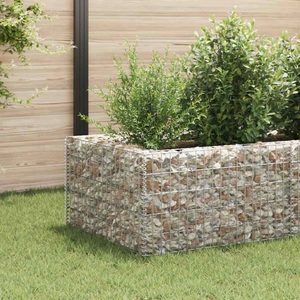 vidaXL, vidaXL Gabionen-Hochbeet Stahl 360×90×50 cm