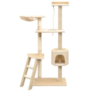 Diverse Hardware, Katzen-Kratzbaum Sisal 150 cm Beige, vidaXL Katzen-Kratzbaum Sisal 150 cm Beige