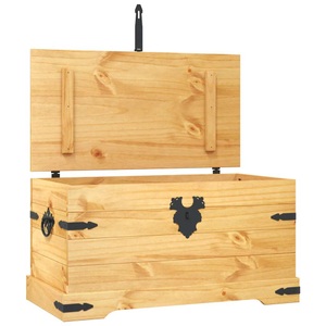 Diverse Hardware, Aufbewahrungskiste im Mexiko-Stil Kiefer Corona 91x49,5x47 cm, vidaXL Truhe Mexiko-Stil Kiefernholz 91x49,5x47 cm