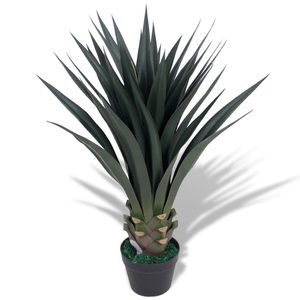 vidaXL, vidaXL Künstliche Yucca-Pflanze mit Topf 90 cm Grün, vidaXL Künstliche Yucca-Pflanze mit Topf 85 cm Grün