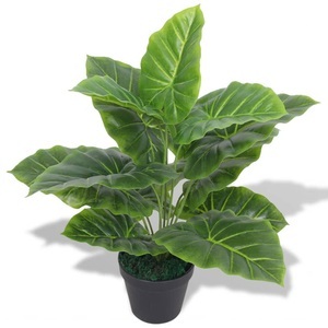 vidaXL, vidaXL Künstliche Taro-Pflanze mit Topf 45 cm Grün, vidaXL Künstliche Taro-Pflanze mit Topf 45 cm Grün