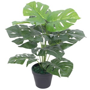 vidaXL, vidaXL Künstliche Monstera-Pflanze mit Topf 45 cm Grün, vidaXL Künstliche Monstera-Pflanze mit Topf 45 cm Grün