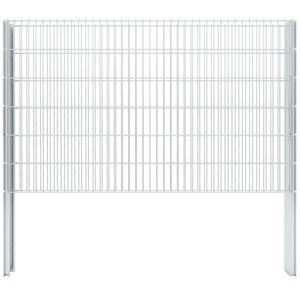 Diverse Hardware, Doppelstabmattenzaun Gabionenzaun 2008 x 1230 mm 10 m Verzinkt, 